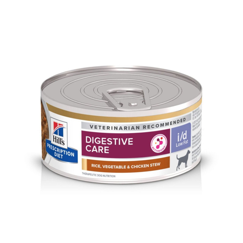 Hills Prescription Diet Canine I/D Low Fat guiso de pollo y vegetales para perros