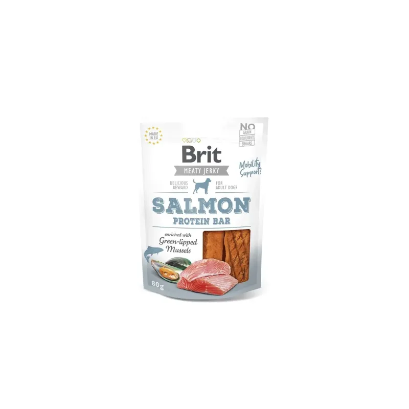 Brit Jerky Snack Salmon Protein Bar bocadillo de salmón para perros