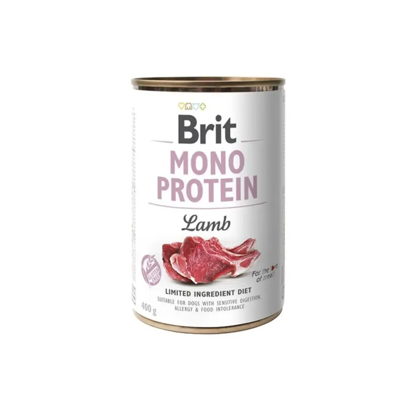 Brit Mono Protein Lamb alimento húmedo para perros