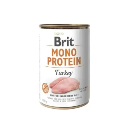 Brit Mono Protein Turkey alimento húmedo para perros