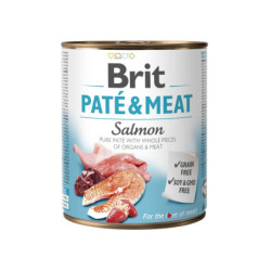 Brit Pate & Meat Salmon paté húmedo para perros