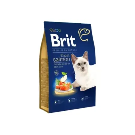 Brit Premium Cat Adult Salmon alimento seco para gatos adultos