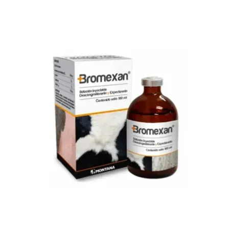 Bromexan mucolítico expectorante inyectable
