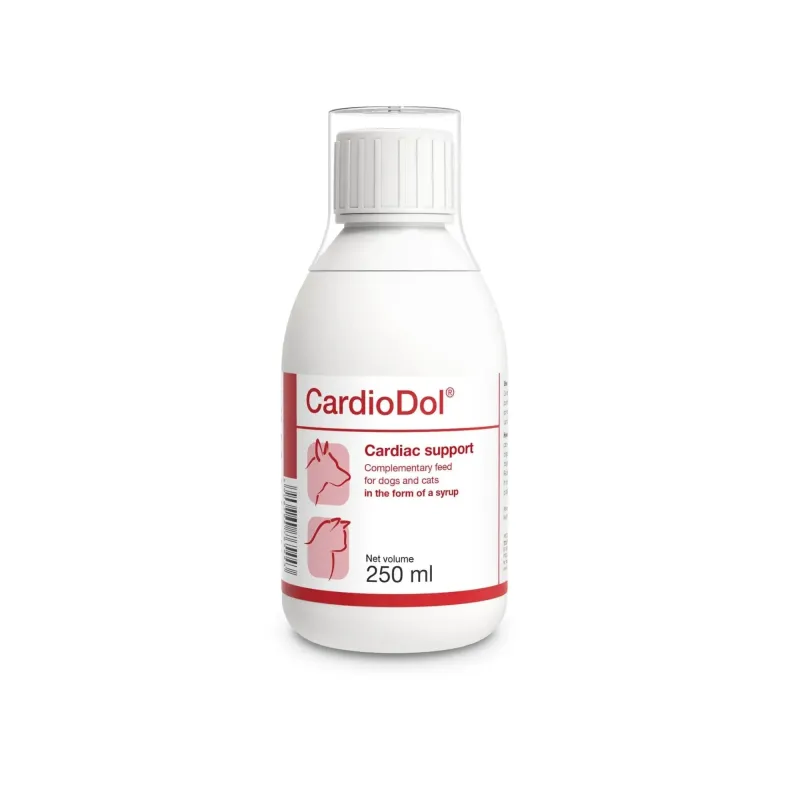 Cardiodol suplemento líquido para soporte cardíaco en perros y gatos