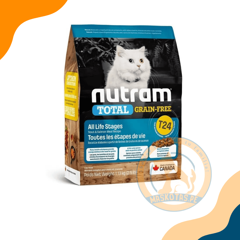 T24 NUTRAM TOTAL GRAIN-FREE SALMON & TROUT CAT 5.4 KG