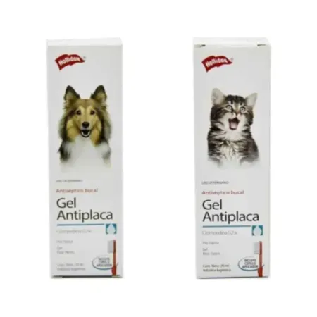 Clorhexidina Gel Antiplaca para higiene bucal de perros y gatos