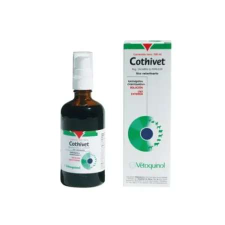 Cothivet solución cicatrizante reparadora para piel en animales