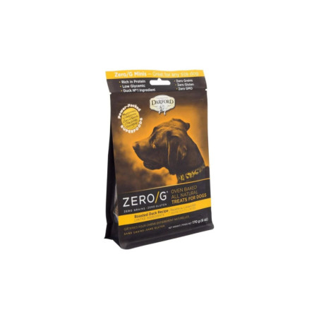 Darford Zero G Duck Mini bocadillos de pato sin cereales para perros