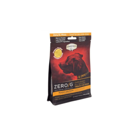 Darford Zero G Lamb Mini bocadillos de cordero sin cereales para perros