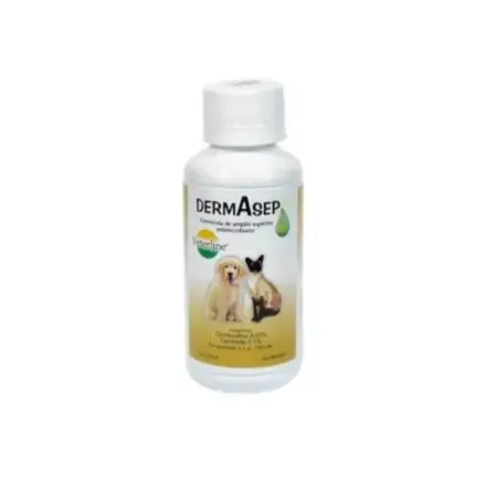 Dermasep solución antiséptica desinfectante para piel de animales