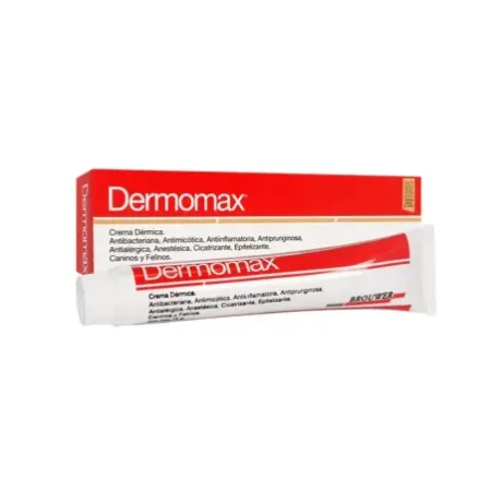 Dermomax crema dermatológica triple acción para perros y gatos