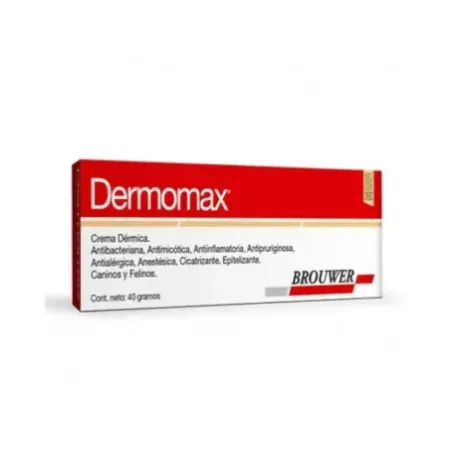 Dermomax crema dermatológica triple acción para perros y gatos