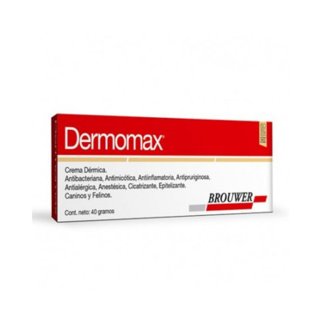 Dermomax crema dermatológica triple acción para perros y gatos
