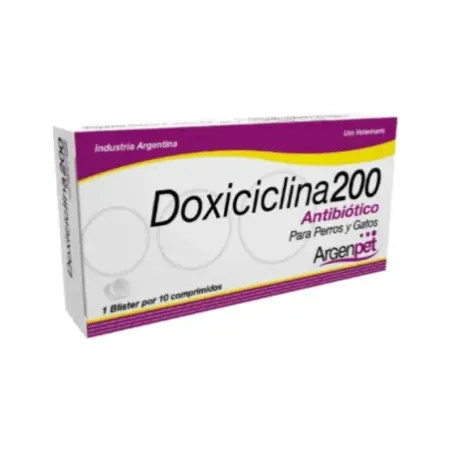 ARGENPET DOXICICLINA 200 CAJA X 10 PASTILLAS | Maskotas.pe