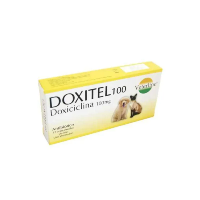 Doxitel 100mg antibiótico para perros y gatos