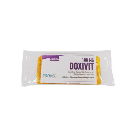 Doxivit 100mg antibiótico para perros y gatos