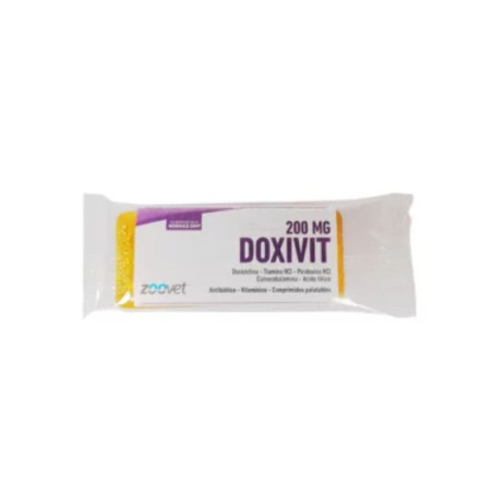 Doxivit 200mg antibiótico para perros y gatos
