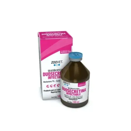 Duosecretina inyectable estimulante hepático y pancreático
