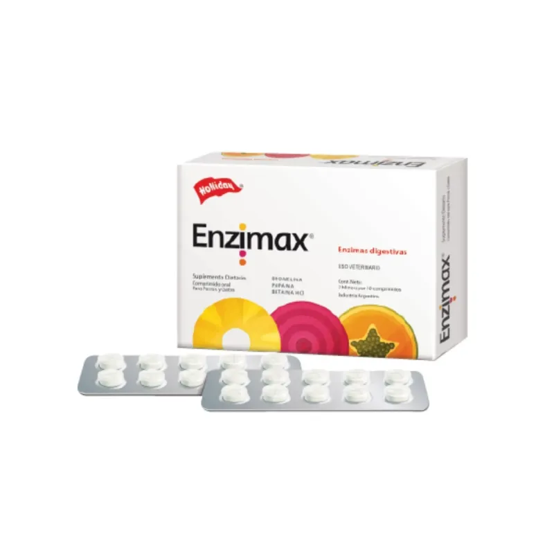 Enzimax pastillas enzimático digestivo para perros y gatos