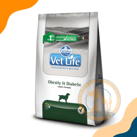 VET LIFE OBESITY & DIABETIC FORMULA  CANINA 10.10 KG