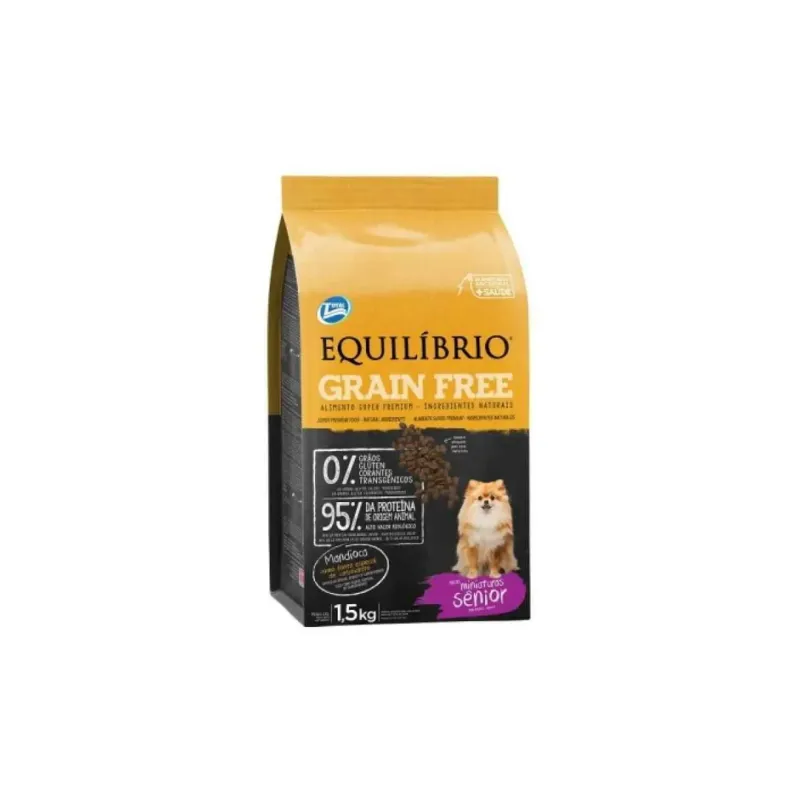 Equilibrio Grain Free Mature Small Breeds alimento seco sin cereales para perros senior pequeños