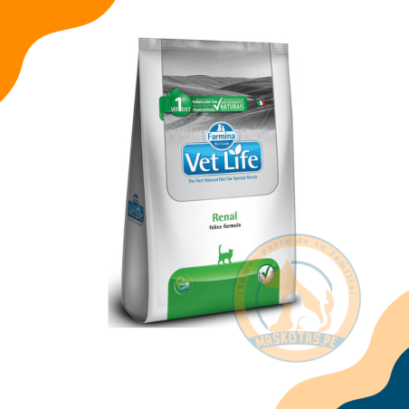 VET LIFE RENAL FORMULA FELINA 2 KG