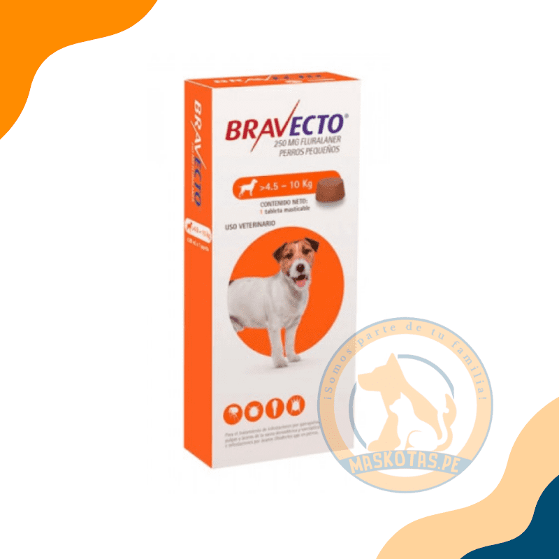 BRAVECTO 250MG. ( 4.5KG. - 10KG. )