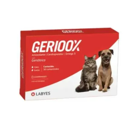 Gerioox suplemento geriátrico integral para perros y gatos
