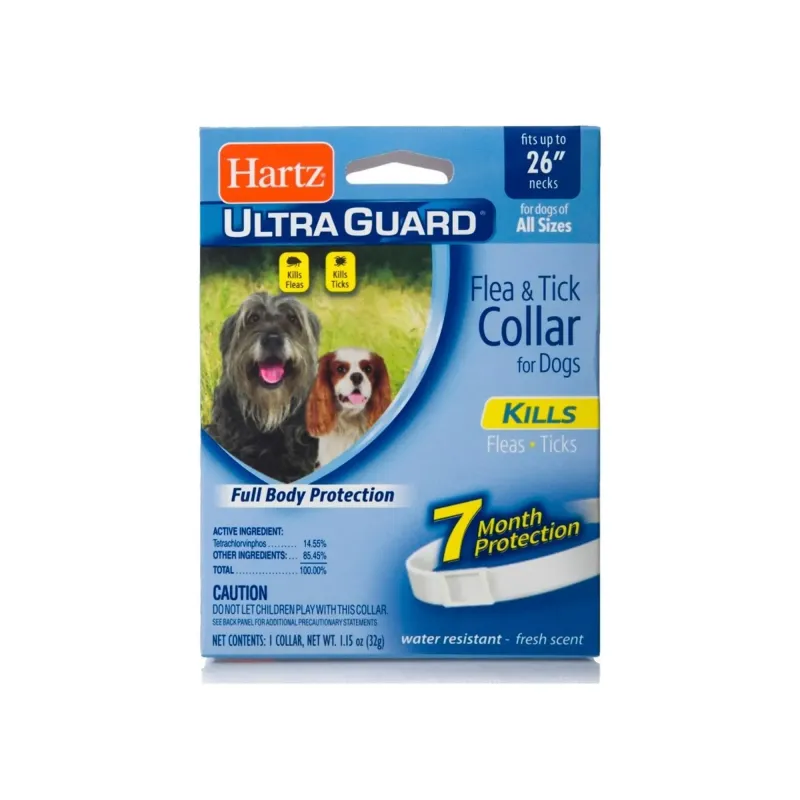 Hartz Ultraguard collar antipulgas garrapatas para perros grandes