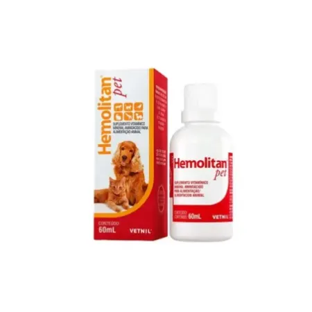 Hemolitan Pet suplemento hematínico vitamínico para perros y gatos