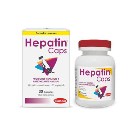 Hepatin Cápsulas hepatoprotectoras para perros y gatos