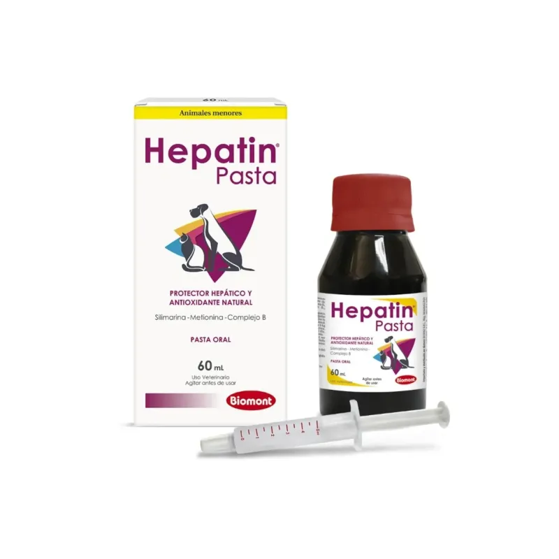 Hepatin pasta oral hepatoprotectora para perros y gatos