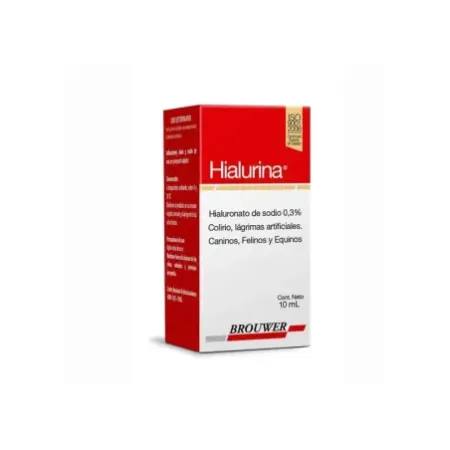 Hialurina gotas oftálmicas lubricantes con ácido hialurónico para perros y gatos