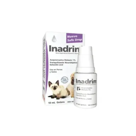 Inadrim antiinflamatorio analgésico en gotas orales para perros y gatos