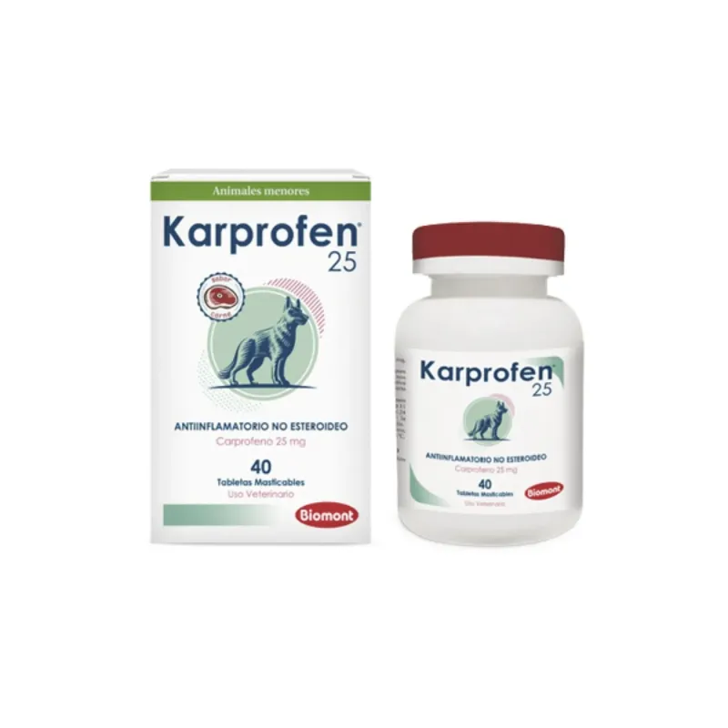 Karprofen 25mg AINE para perros
