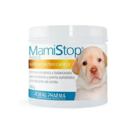 Mamistop 250mg para control de lactancia y pseudogestación en perras