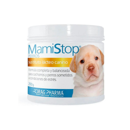 Mamistop 250mg para control de lactancia y pseudogestación en perras