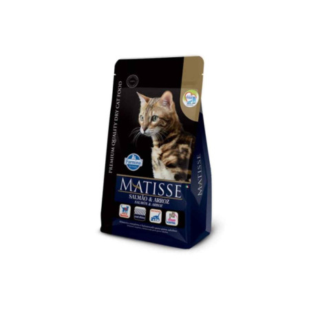 Matisse Adulto Salmón y Arroz alimento seco para gatos adultos