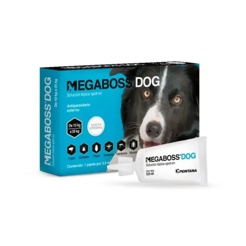 MegaBoss Dog pipeta antiparasitaria para perros