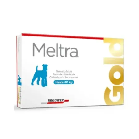 Meltra Gold antiparasitario comprimidos para perros hasta 60 kg