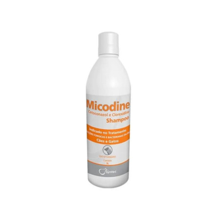 Micodine champú terapéutico antifúngico antibacteriano para perros y gatos