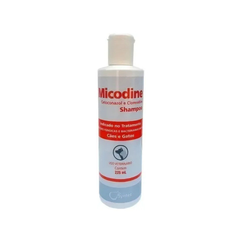 Micodine champú terapéutico antifúngico antibacteriano para perros y gatos