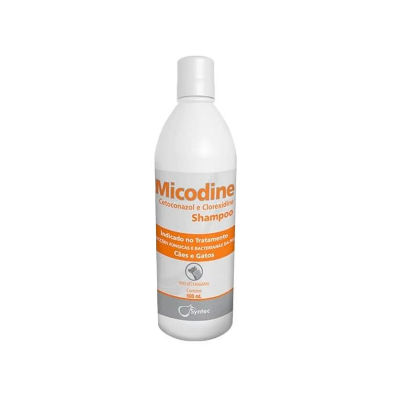 Micodine champú terapéutico antifúngico antibacteriano para perros y gatos