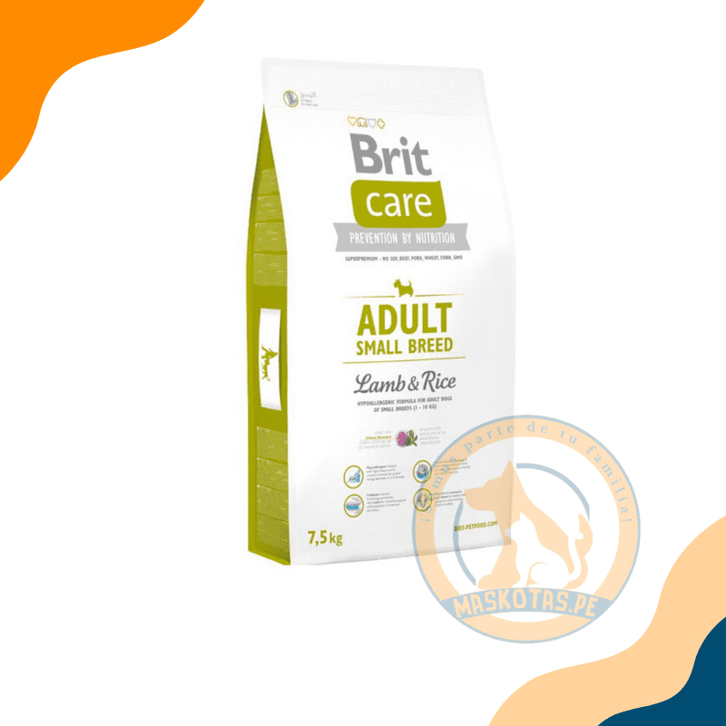 BRIT CARE ADULT SMALL BREED L&R 7.5 KG