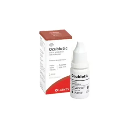 Ocubiotic colirio antibiótico con esteroides para perros y gatos