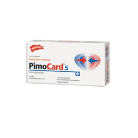 Pimocard 5mg comprimidos para soporte cardíaco en perros