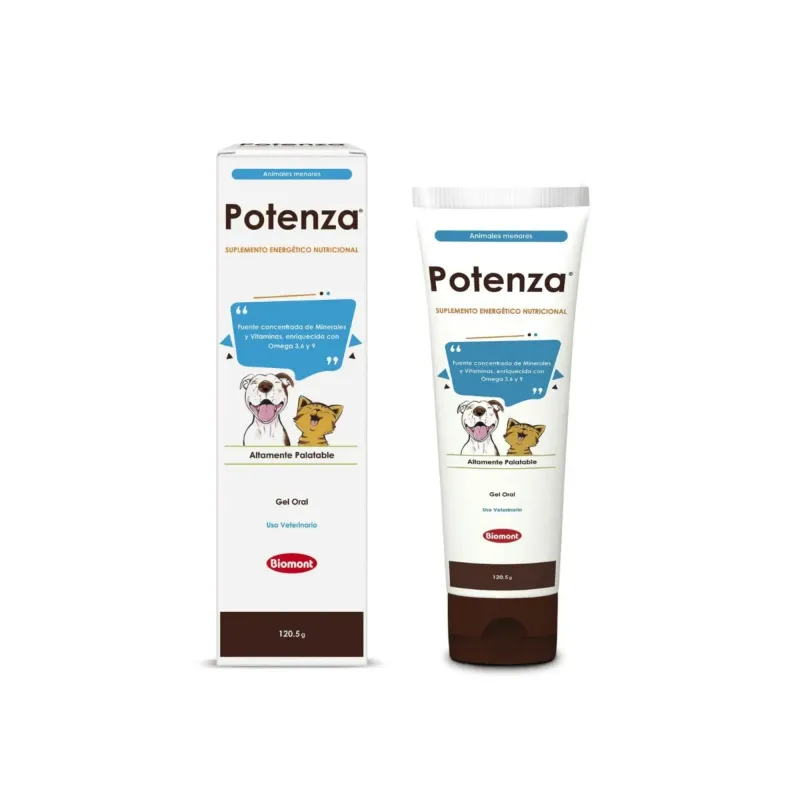 Potenza gel oral vitamínico energético para perros y gatos