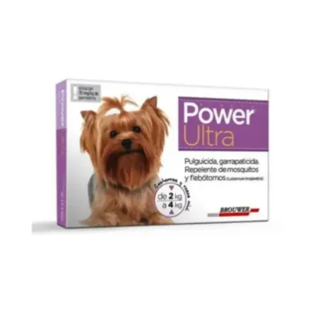 Power Ultra pipeta antiparasitaria para perros 2-4kg