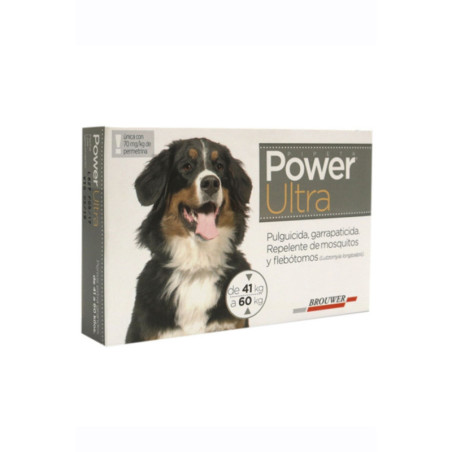 Power Ultra pipeta antiparasitaria para perros 60kg