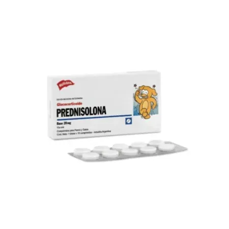 Prednisolona 20mg corticosteroide para perros y gatos
